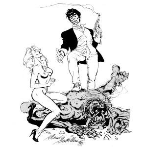 Dylan Dog disegnato da Claudio Castellini, dal catalogo "Dylan Dog 3" (Glamour International, 1991)