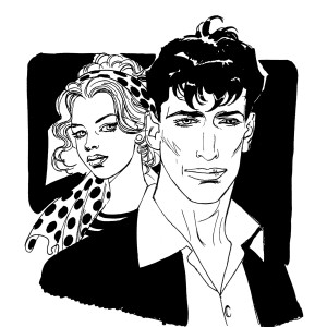 Dylan Dog & Marina Kimball by Carlo Ambrosini