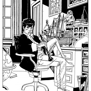 Disegno di Roberto Rinaldi per il "Dylan Dog Horror Fest '93"
