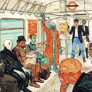 Illustrazione di Angelo Stano per la prima locandina pubblicitaria di Dylan Dog (1985).