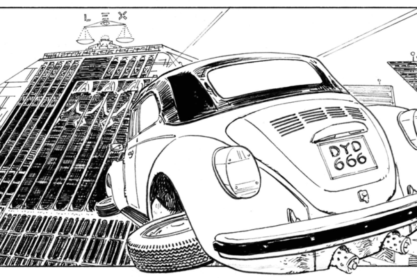 Maggiolino-DeLorean by Bruno Brindisi