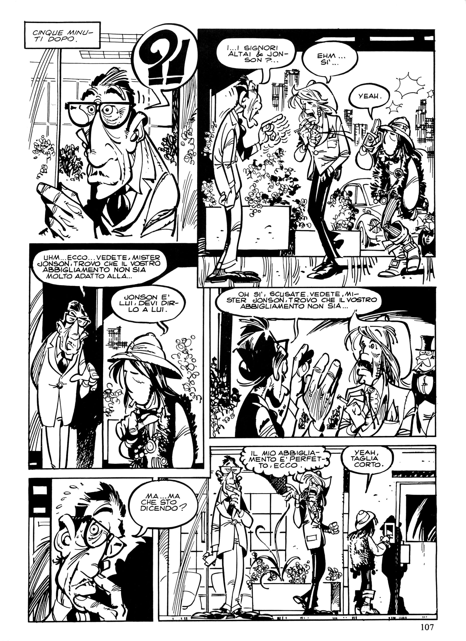Altai & Jonson, "L’inferno del Paradiso", di Sclavi & Cavazzano. Dal "Corriere dei Ragazzi" n. 31, 1976.
