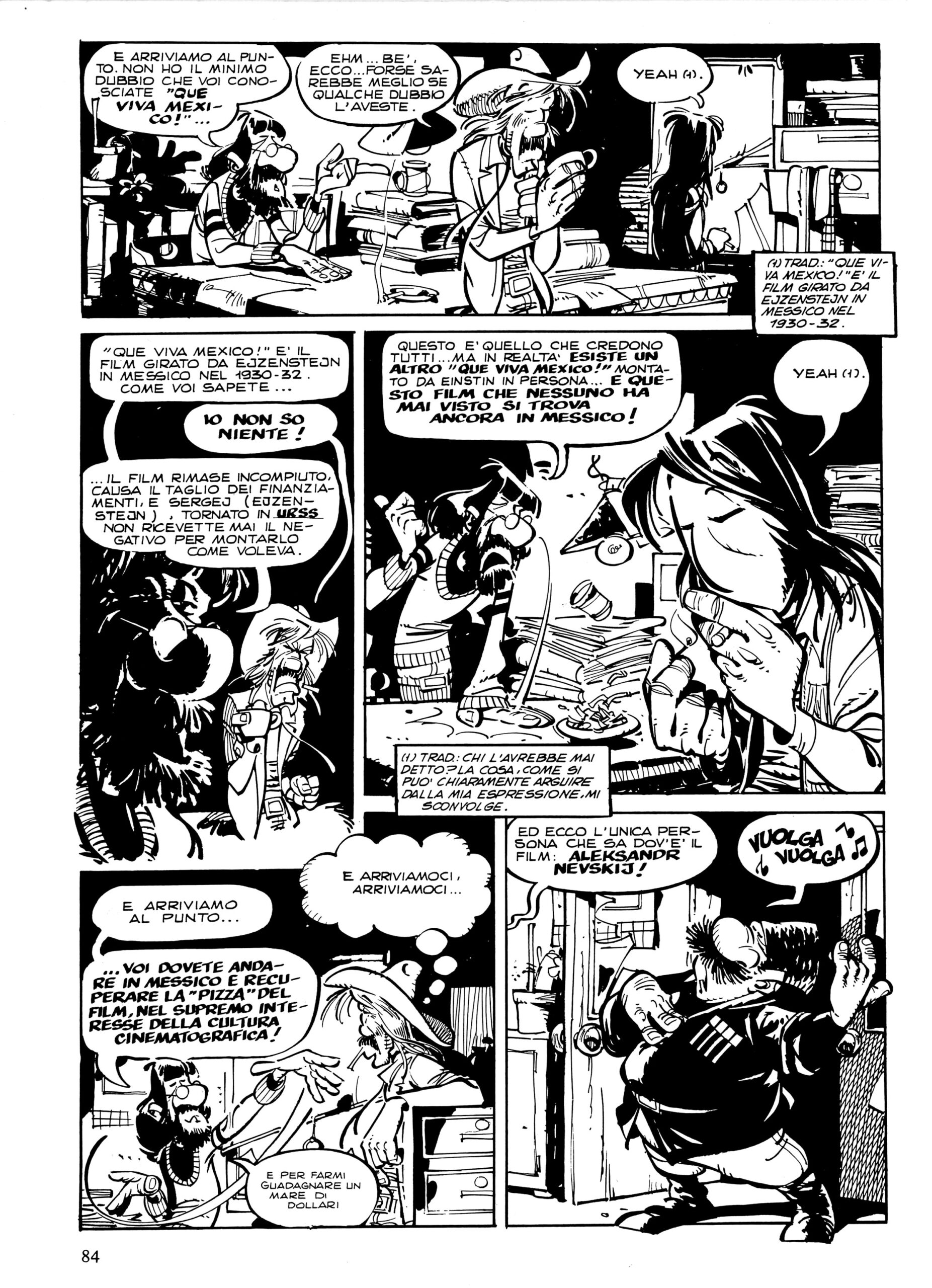 Altai & Jonson, "Que Viva Mexico!", di Sclavi & Cavazzano. Dal "Corriere dei Ragazzi" n. 27, 1976.