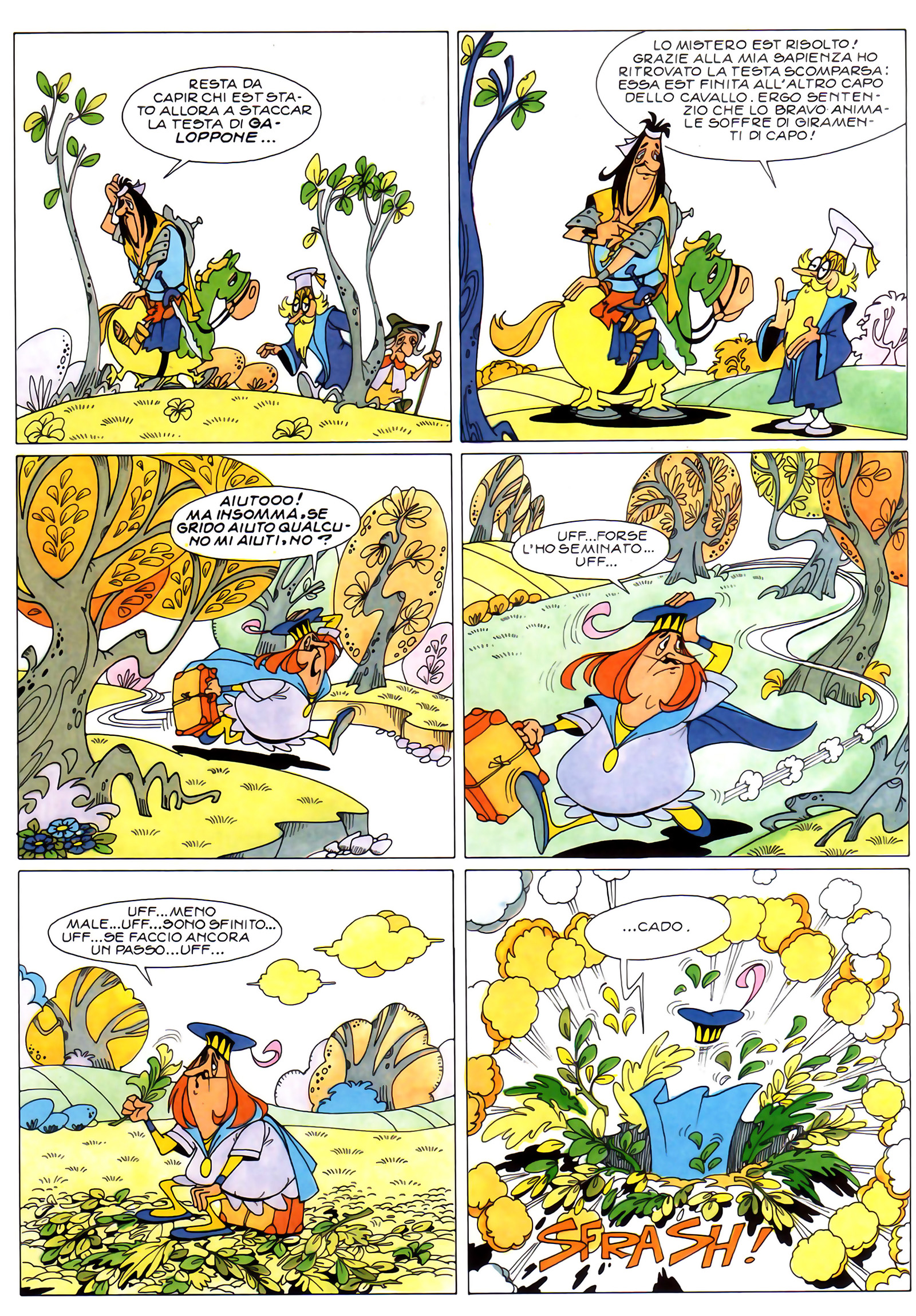 "Lo gran girodelmondo", di Sclavi & Gavioli. Da "Il Giornalino" n. 51, 1989.
