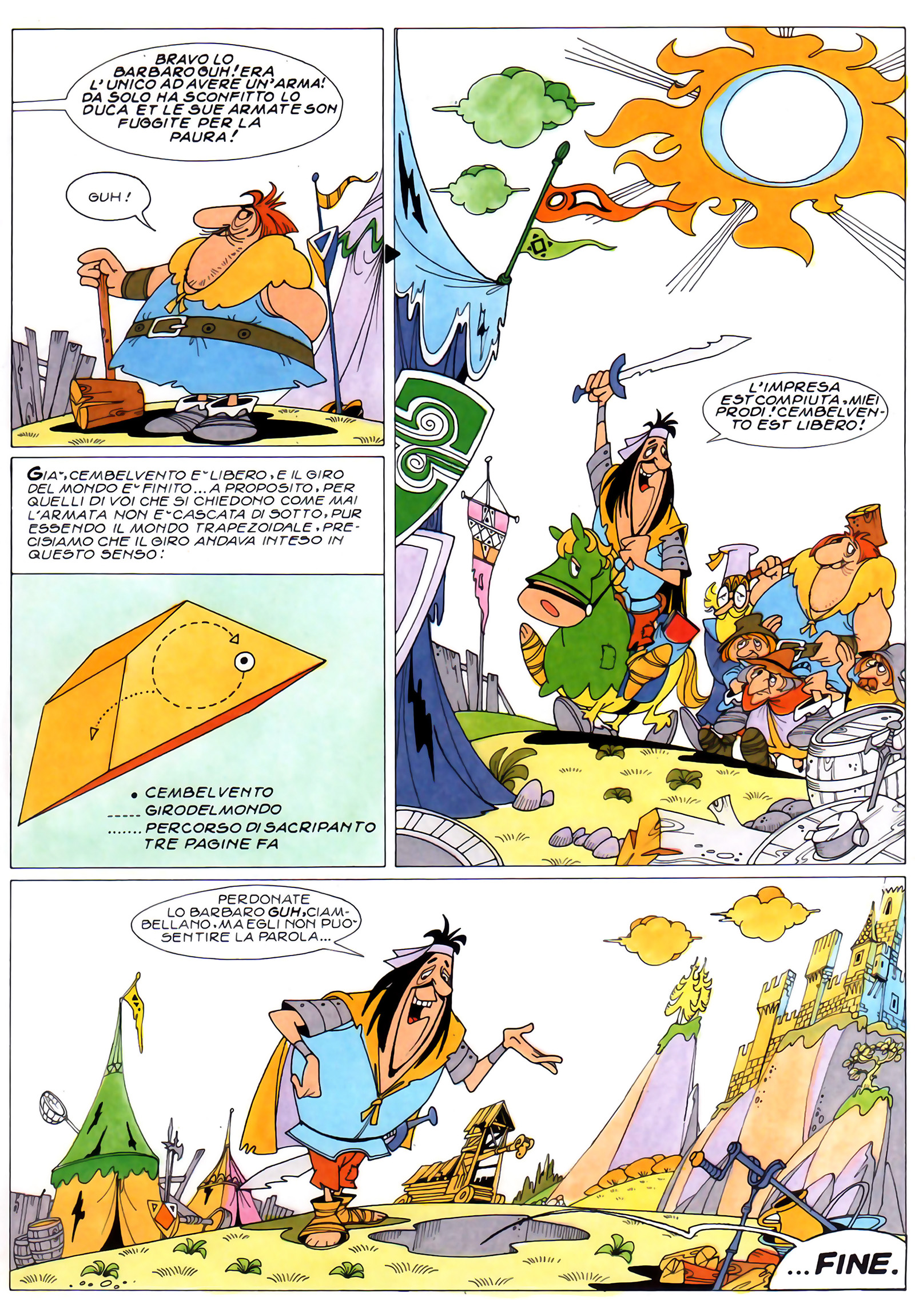 "Lo gran girodelmondo", di Sclavi & Gavioli. Da "Il Giornalino" n. 51, 1989.