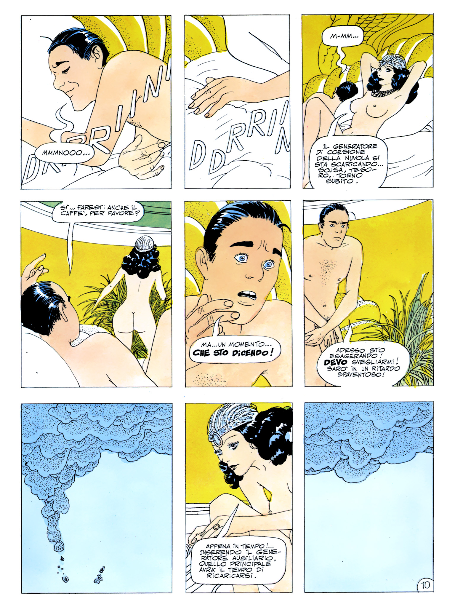 Roy Mann, "In uno strano mondo", di Sclavi & Micheluzzi. Da "Comic Art" nn. 34/39, 1987.