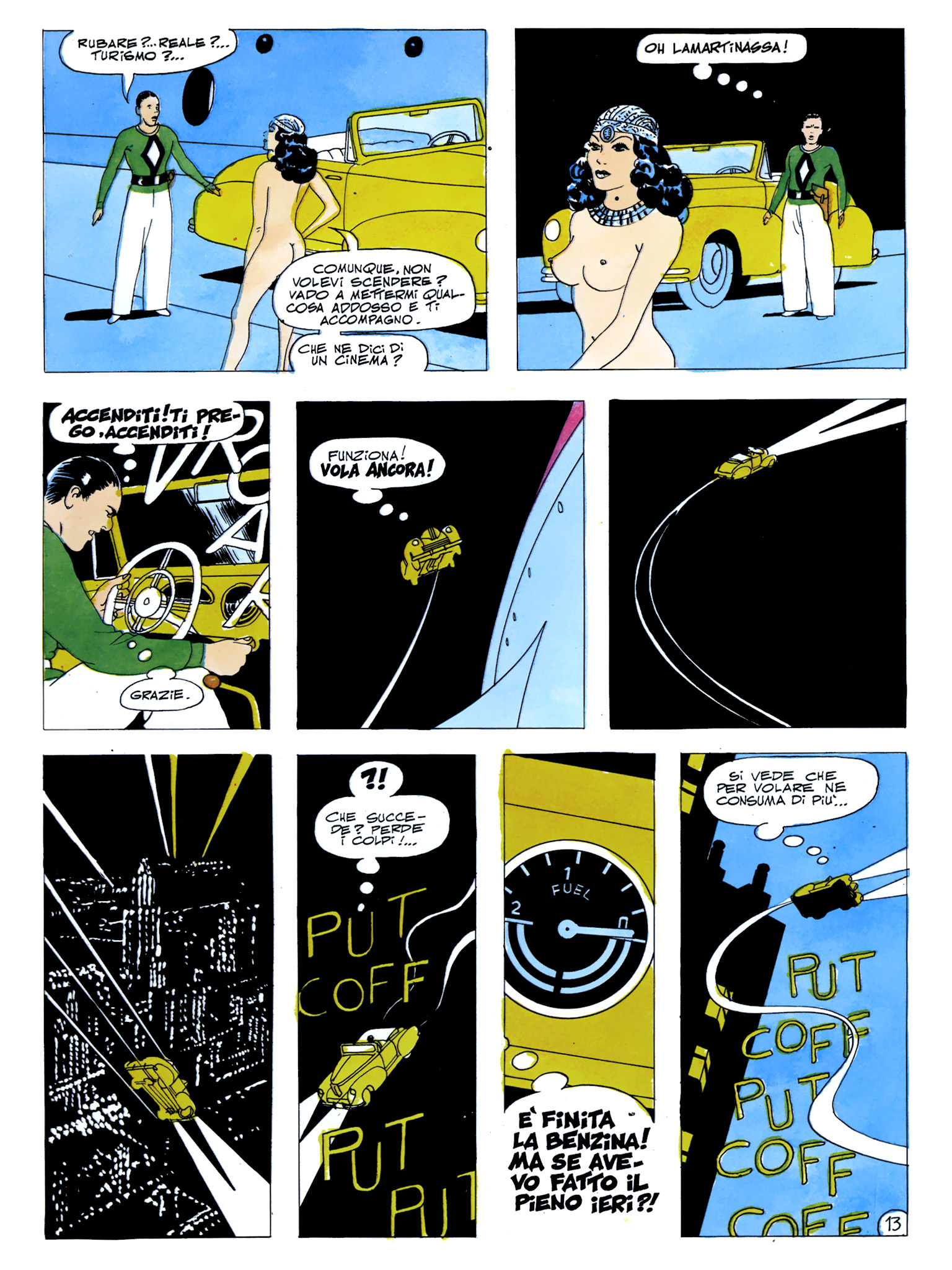 Roy Mann, "In uno strano mondo", di Sclavi & Micheluzzi. Da "Comic Art" nn. 34/39, 1987.