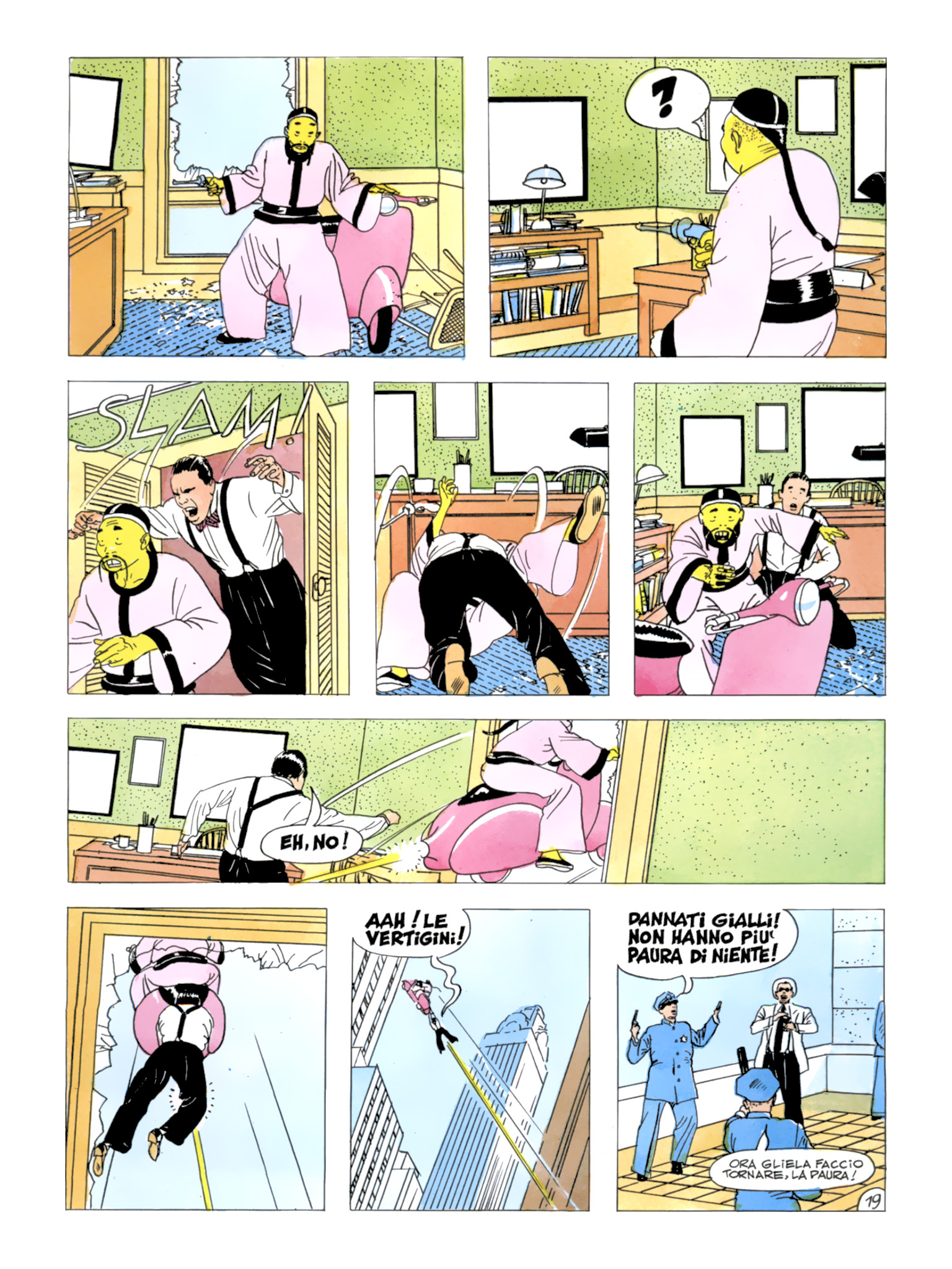 Roy Mann, "In uno strano mondo", di Sclavi & Micheluzzi. Da "Comic Art" nn. 34/39, 1987.