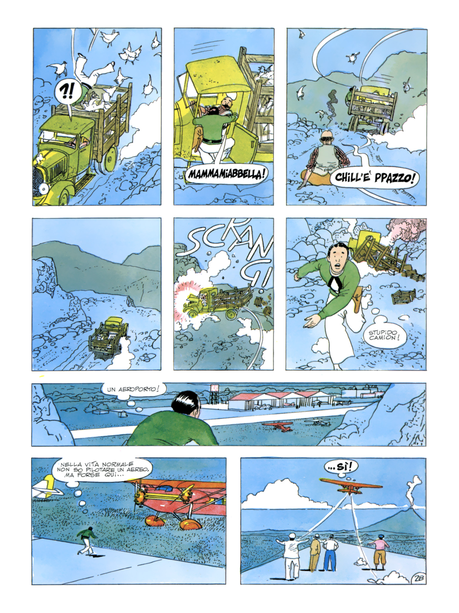 Roy Mann, "In uno strano mondo", di Sclavi & Micheluzzi. Da "Comic Art" nn. 34/39, 1987.