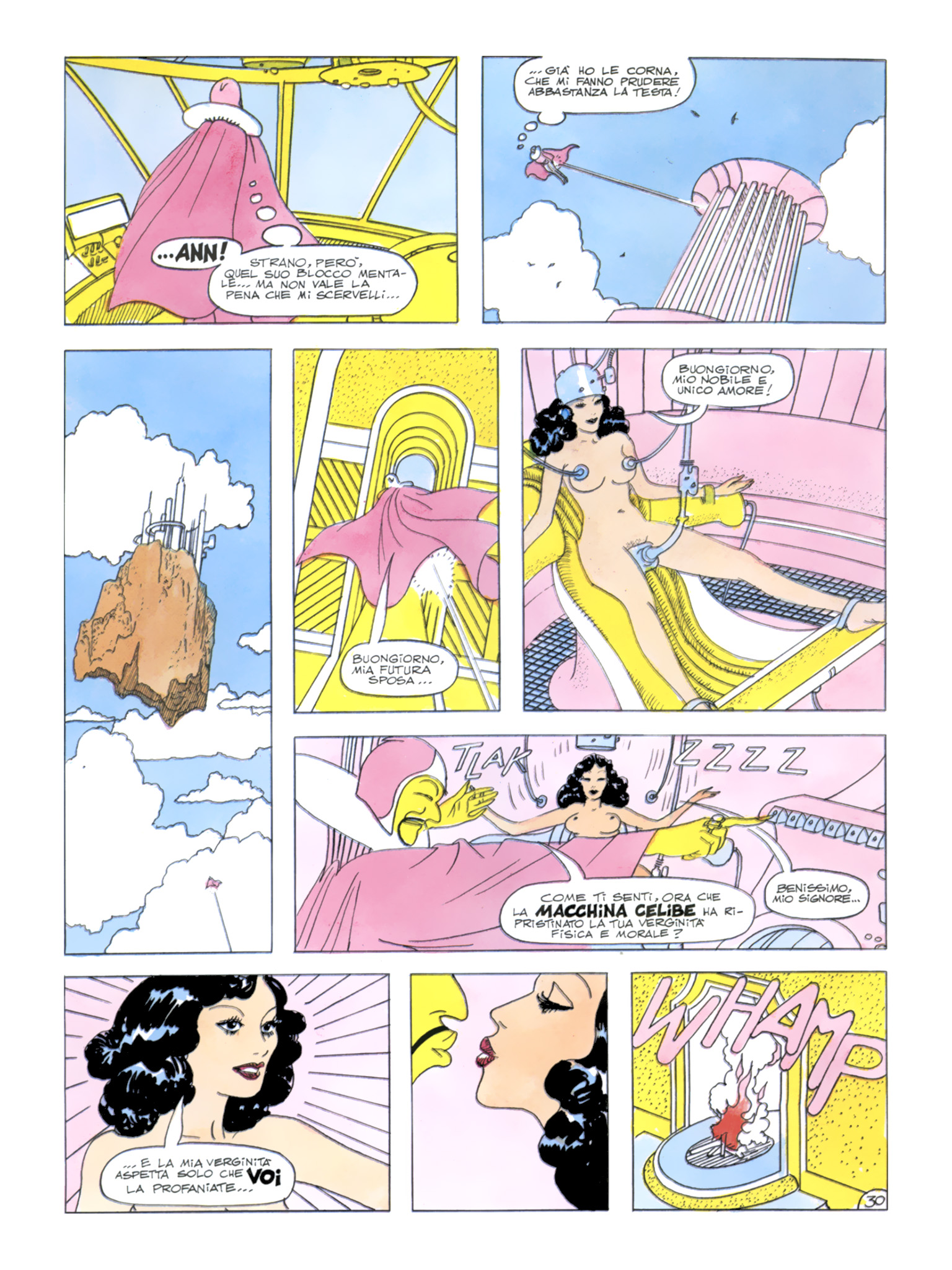 Roy Mann, "In uno strano mondo", di Sclavi & Micheluzzi. Da "Comic Art" nn. 34/39, 1987.