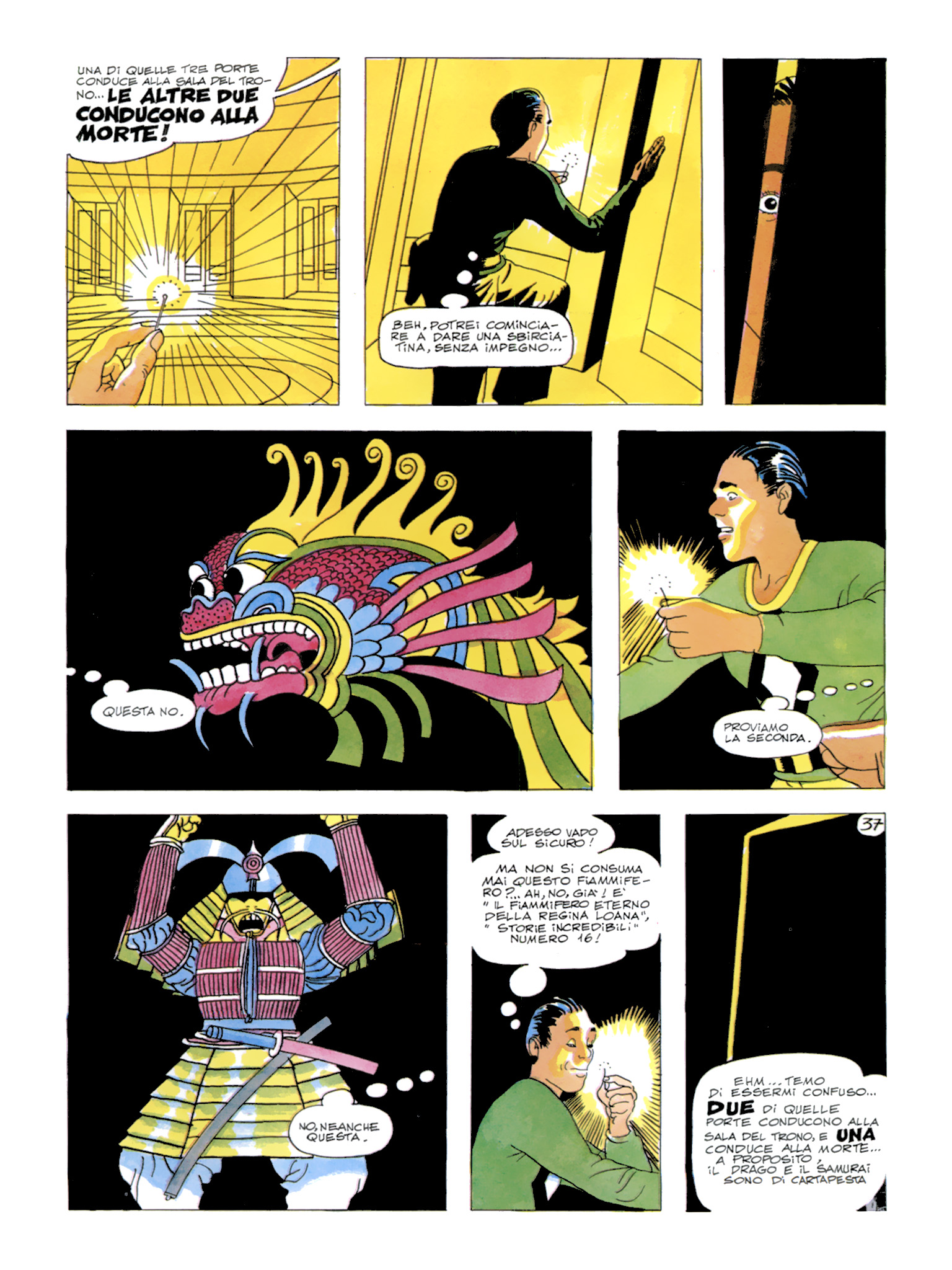 Roy Mann, "In uno strano mondo", di Sclavi & Micheluzzi. Da "Comic Art" nn. 34/39, 1987.