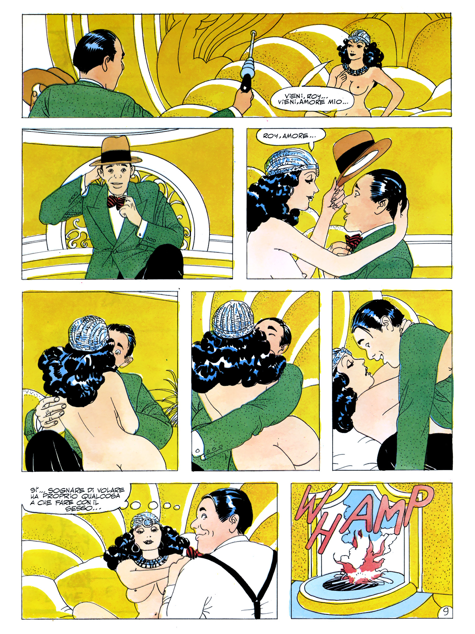 Roy Mann, "In uno strano mondo", di Sclavi & Micheluzzi. Da "Comic Art" nn. 34/39, 1987.