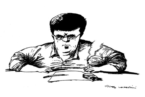 Tiziano Sclavi by Max Casalini
