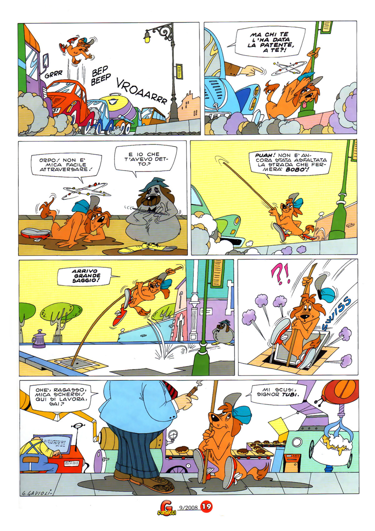 Vita da cani, "Il grande saggio", di Sclavi & Gavioli. Da "Il Giornalino" n. 21, 1984.