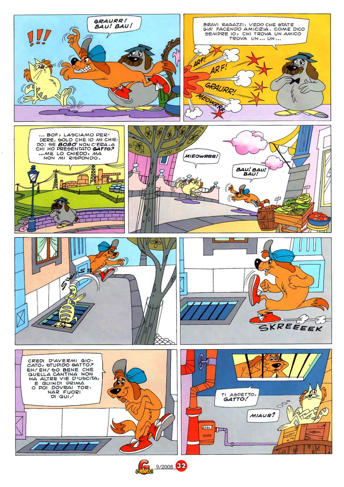 Vita da cani, "Un amico", di Sclavi & Gavioli. Da "Il Giornalino" n. 32, 1984.