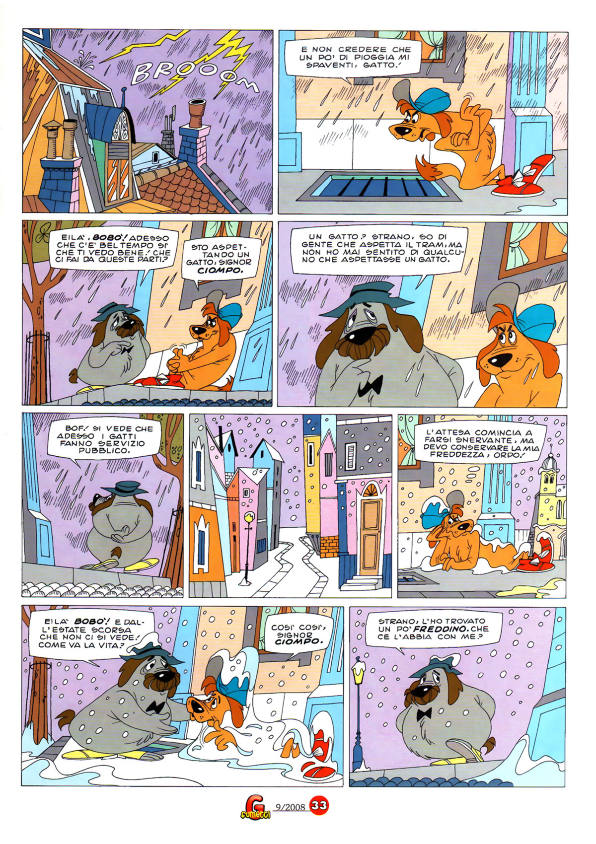 Vita da cani, "Un amico", di Sclavi & Gavioli. Da "Il Giornalino" n. 32, 1984.